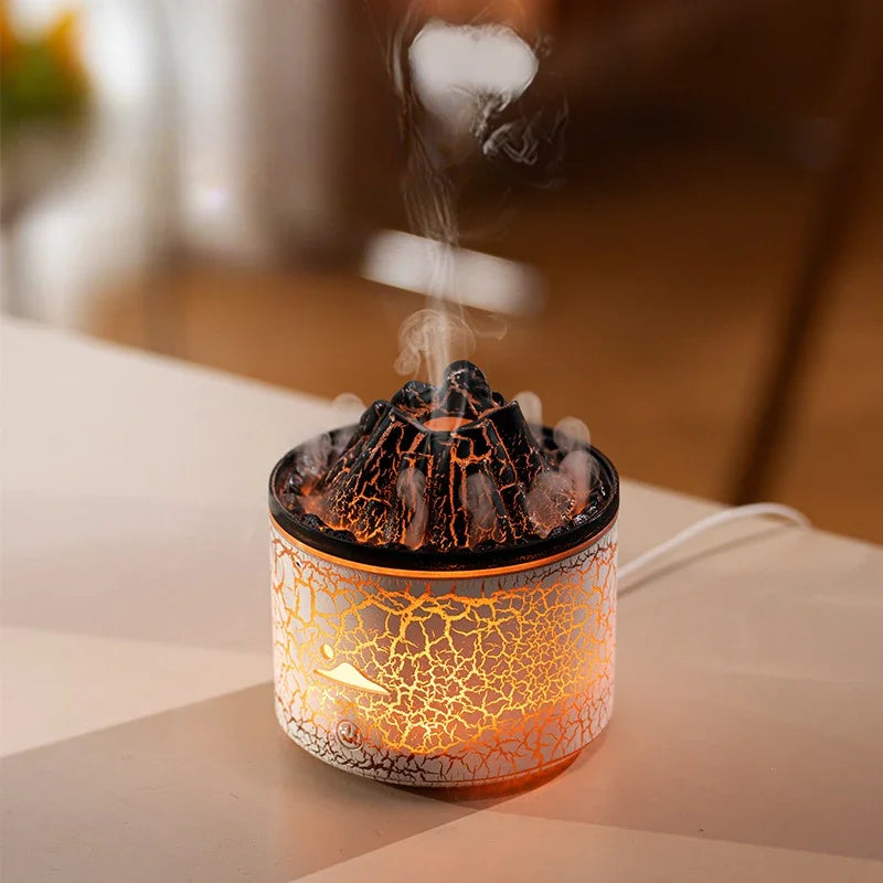 LED Volcano Humidifier and Diffuser
