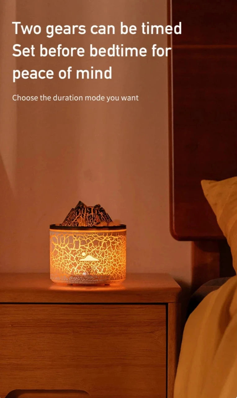 LED Volcano Humidifier and Diffuser