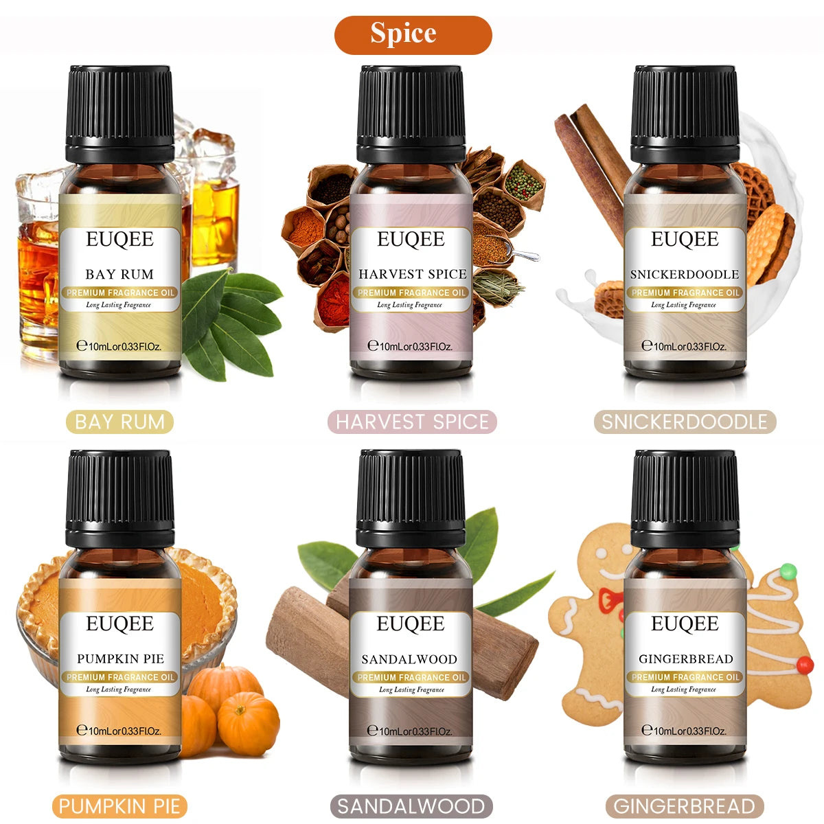 Spice Essential Oils Gift Set 6 pieces