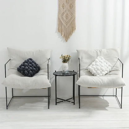 Knotted Plush Pillow